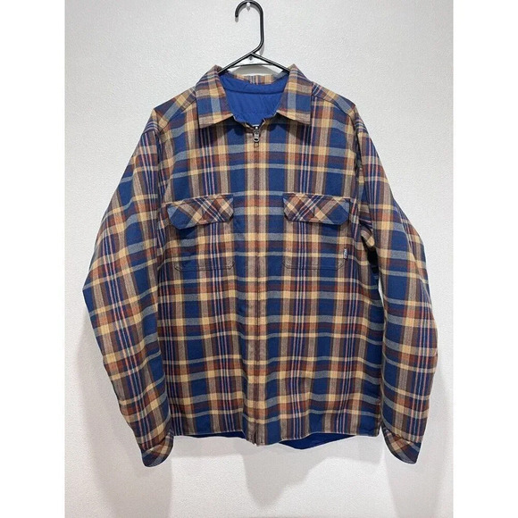Patagonia Other - Patagonia Fjord Flannel Jacket Coat Reversible Jacket Mens XL
